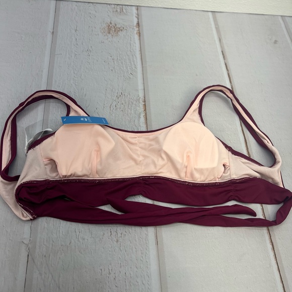 NWT Bikini Top Design with Ruched and Square Neck Tank SIZE M - Picture 11 of 17
